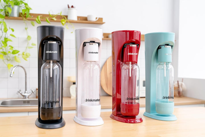 DrinkMate Sprudelflaschen, 2 x 0.5L PET, BPA Frei, Weiss