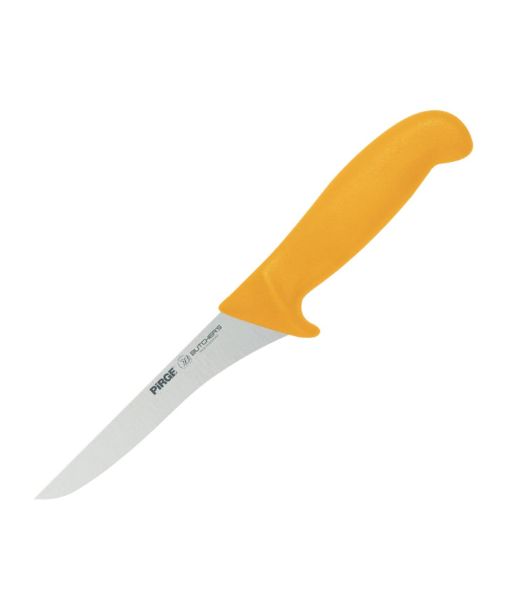 Pirge Butcher's Made in Germany Profi Ausbeinmesser Gelb 12 cm - Metzgermesser - Fleischermesser - S