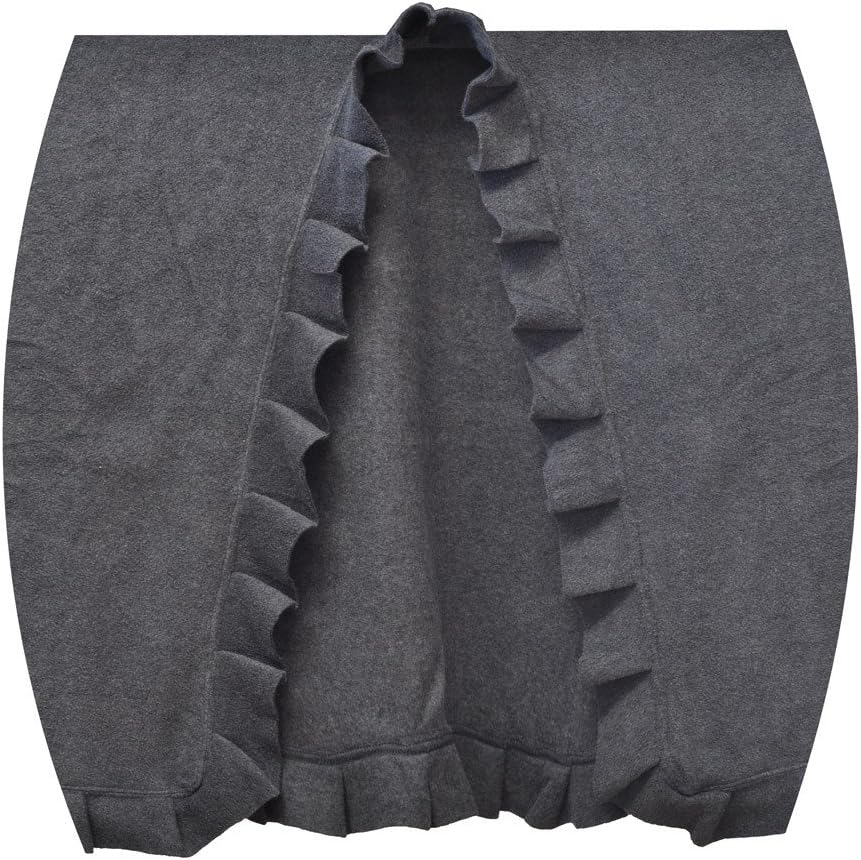 Toutacoo, Poncho Cape aus Fleece - Damen Einheitsgrösse 02-Anthrazit, Einheitsgrösse 02-Anthrazit