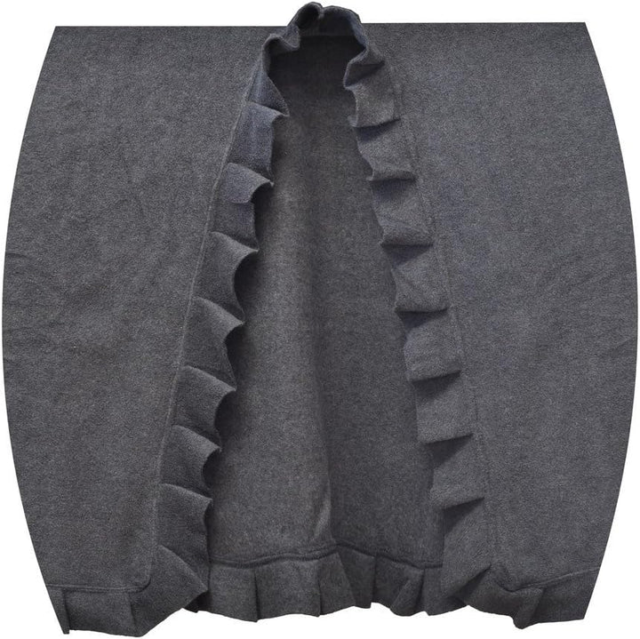 Toutacoo, Poncho Cape aus Fleece - Damen Einheitsgrösse 02-Anthrazit, Einheitsgrösse 02-Anthrazit