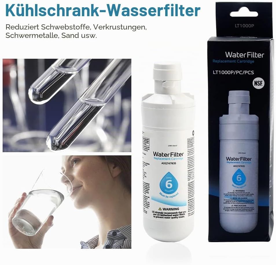 SUNERLORY Kühlschrank-Wasserfilter, LT1000p, Ersatz für Kenmore9980, 300 Gall-Kapazität, Ersatz-Kühl