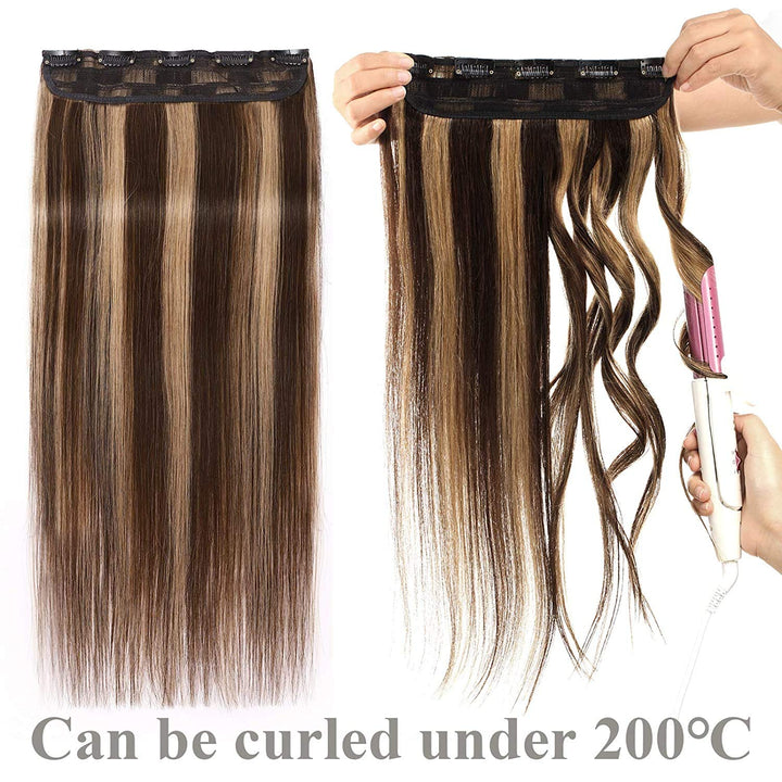 SEGO Clip in Extensions Echthaar Haarverlängerungen DICKER Remy 7A 100% Echtes menschliches Haar 1 T
