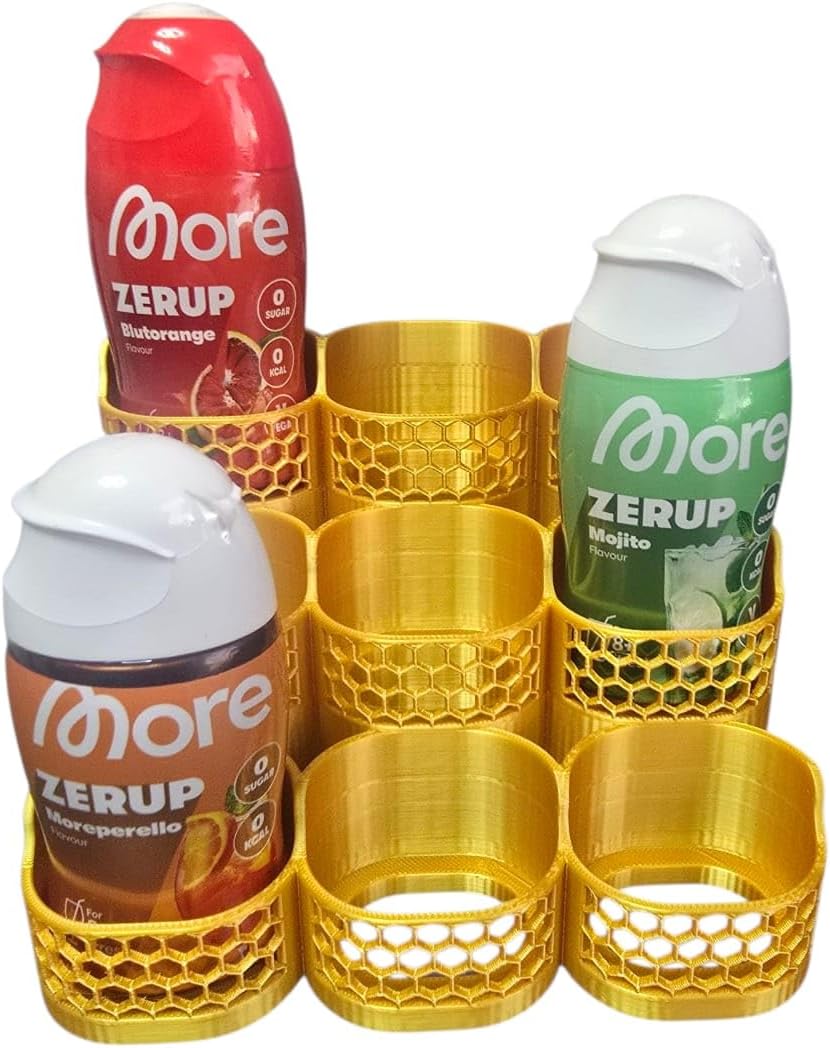 Generisch 5er More Zerup Halterung – Flaschenhalter – kompatibel mit More Zerup &amp; ESN Sirupflaschen