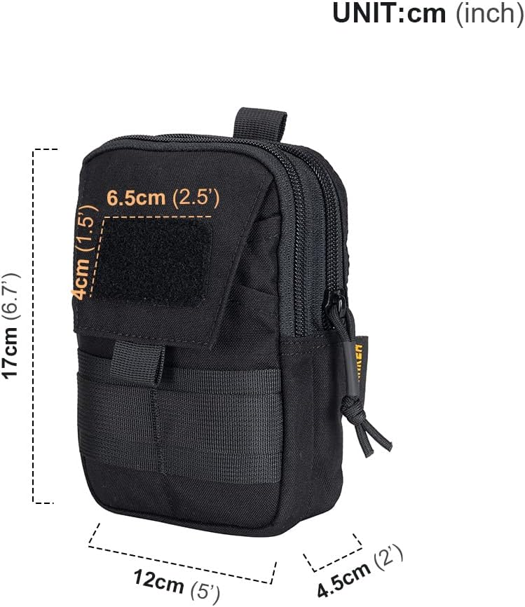 EXCELLENT ELITE SPANKER Taktische Molle Hüfttaschen Nylon EDC Tasche Handytasche Hüfttasche für iPho