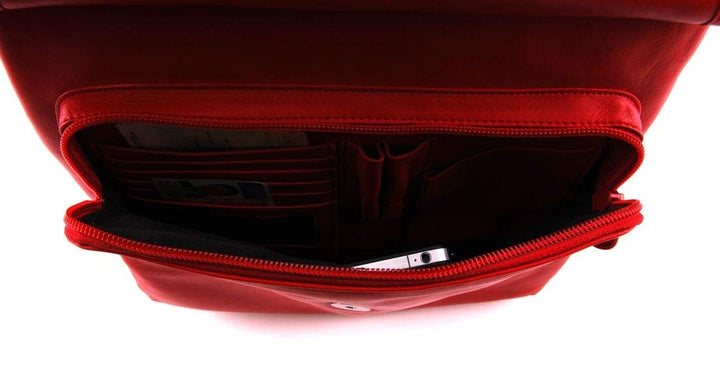 berba Soft 456 Besace à longue bandoulière en rouge
