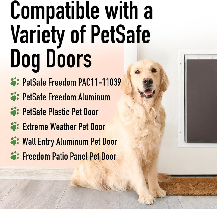 Evergreen Pet Supplies Grosse Türklappe für Hunde, kompatibel mit PetSafe Freedom Doggie-Türen, wett