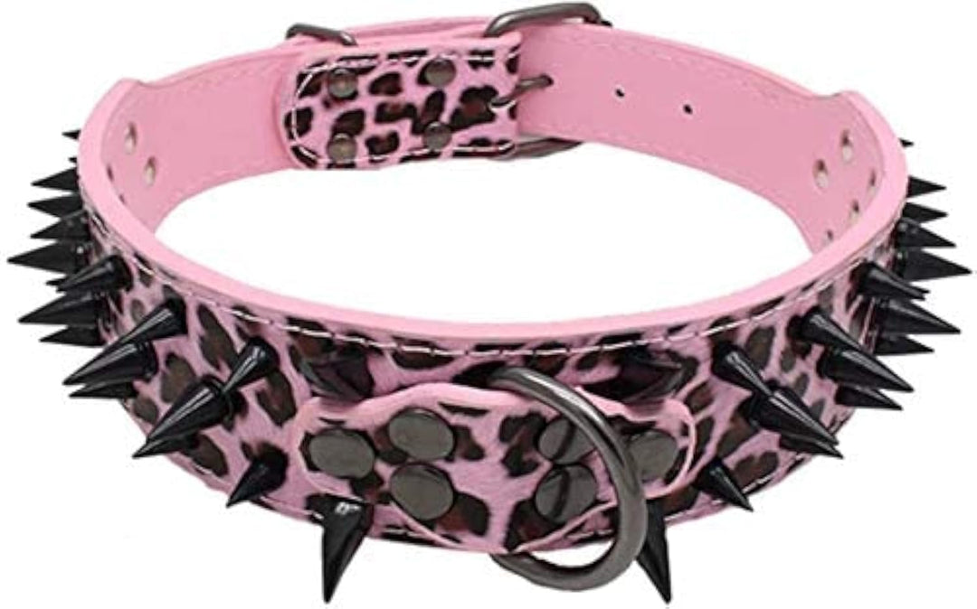 Hundehalsband Mit Scharfen Stacheln Besetzte Luxuriös Gepolsterte LederhalSWänder für Mittelgrosse H