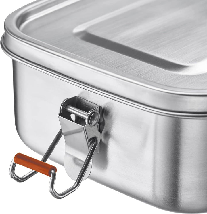 Westmark Lunch Box, Füllvolumen: 1500 ml, Mit Silikon-Dichtungsring, Einsetzbare Trennwand, Rostfrei
