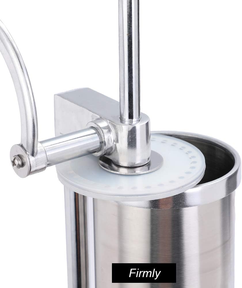 MASTER FENG Würstfüller, Manuell Edelstahl Selbermachen Wurstmaschine Vertical Fleischfüllung Küche