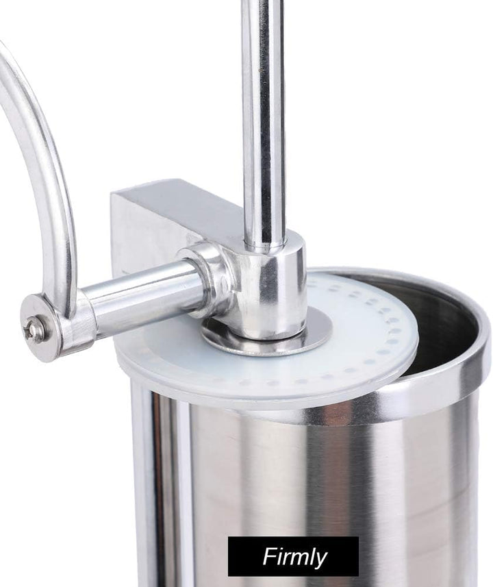 MASTER FENG Wurstfüller, Küche Aluminium Manuell Wurstfüllmaschine mit Saugfuss Verpackt 4 Grösse Pr