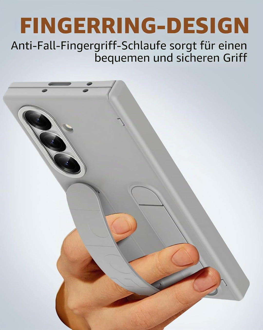 NINKI für Samsung Galaxy Z fold 7 Ständer Hülle mit eingebautem Displaysschutzfolie Samsung Galaxy Z