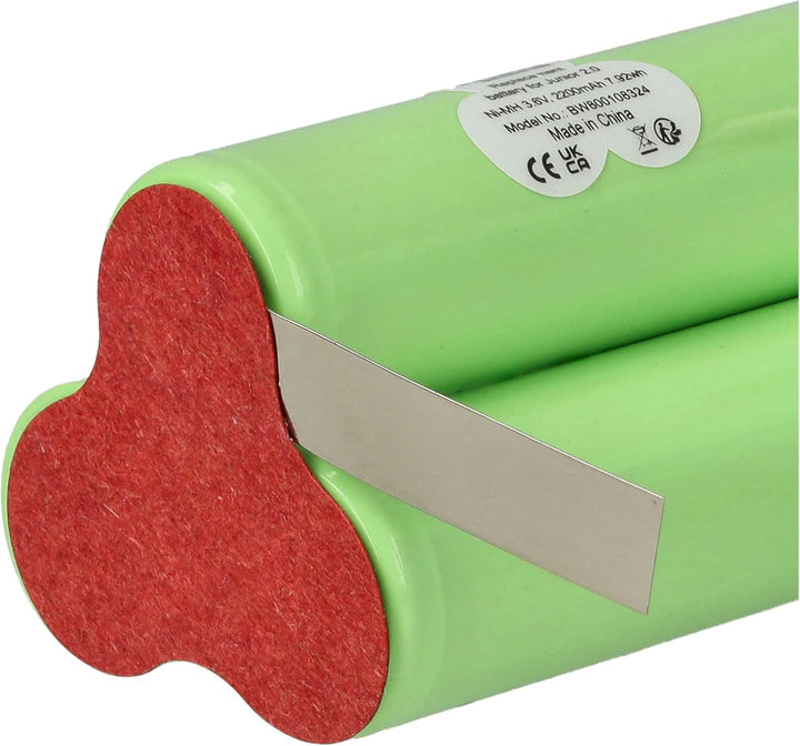 vhbw Akku kompatibel mit AEG Electrolux Junior 2.0 Staubsauger (2000 mAh, 3,6 V, NiMH)
