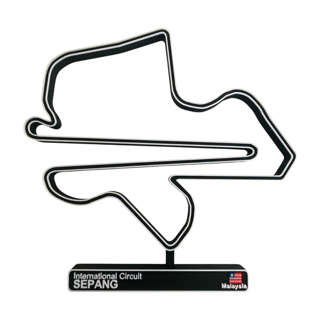 Sepang Rennbahn, 3D-Rennbahnmodell, Auto-Dekoration