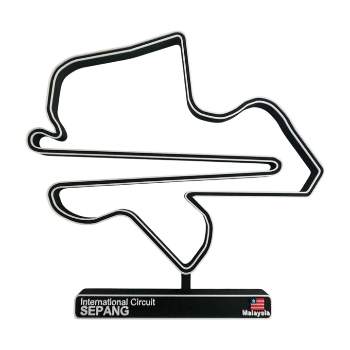 Sepang Rennbahn, 3D-Rennbahnmodell, Auto-Dekoration