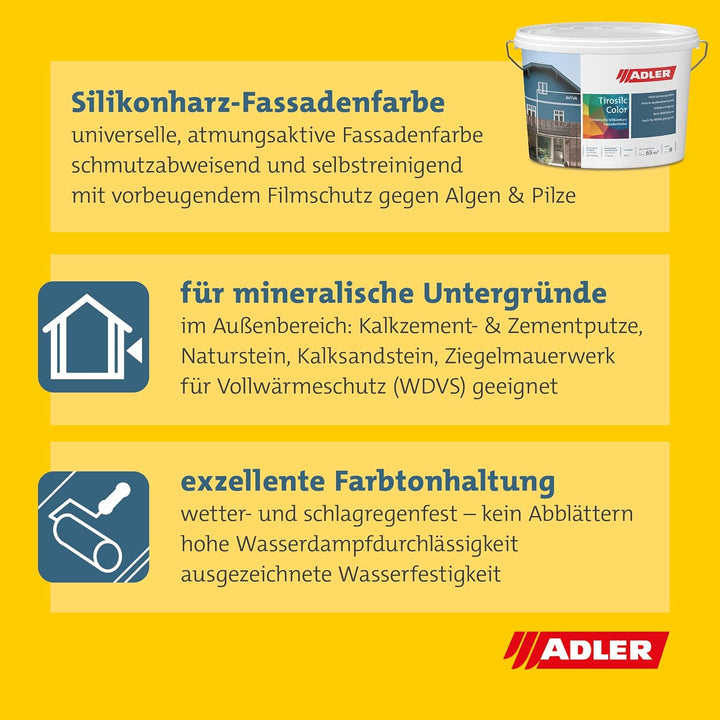 Aviva Tirosilc-Color - 3 L - Fassadenfarbe B07-6 Jura