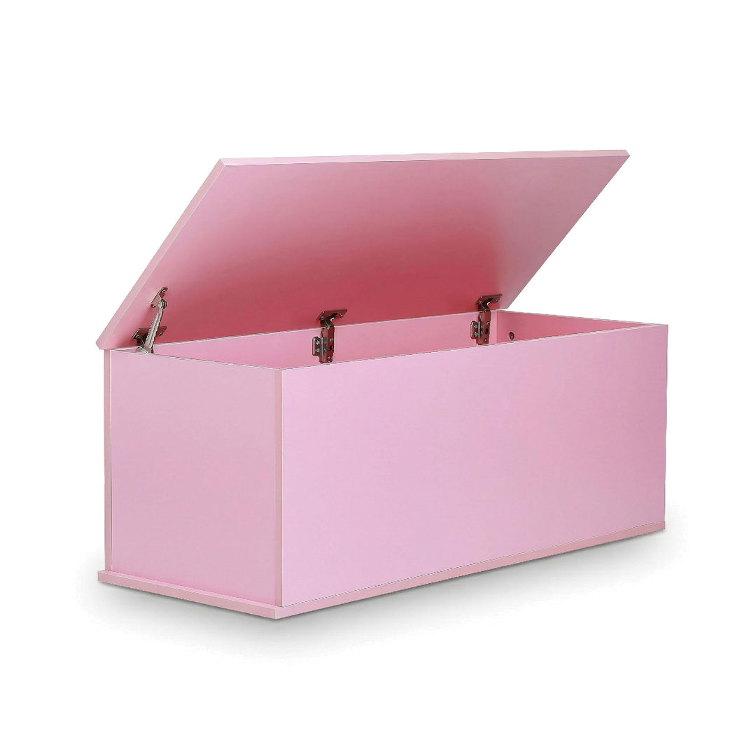 VDD - Aufbewahrungsbox - Spielzeugtruhe - Deckentruhe - 100 cm breit - rosa