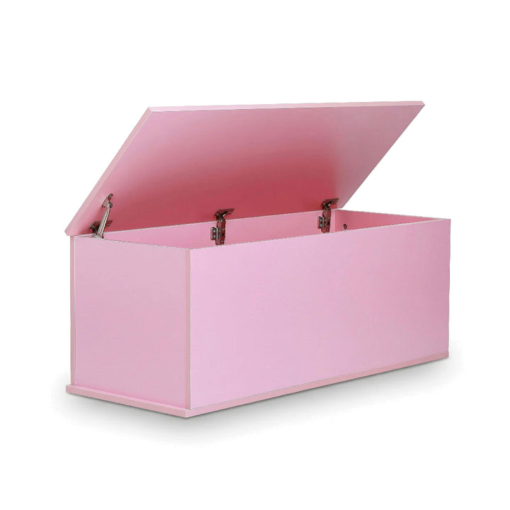 VDD - Aufbewahrungsbox - Spielzeugtruhe - Deckentruhe - 100 cm breit - rosa