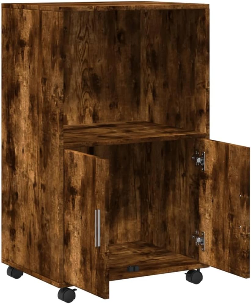 vidaXL Rollschrank, Büroschrank mit Stauraum, Aktenschrank für Wohnzimmer Büro, Bürocontainer Schran