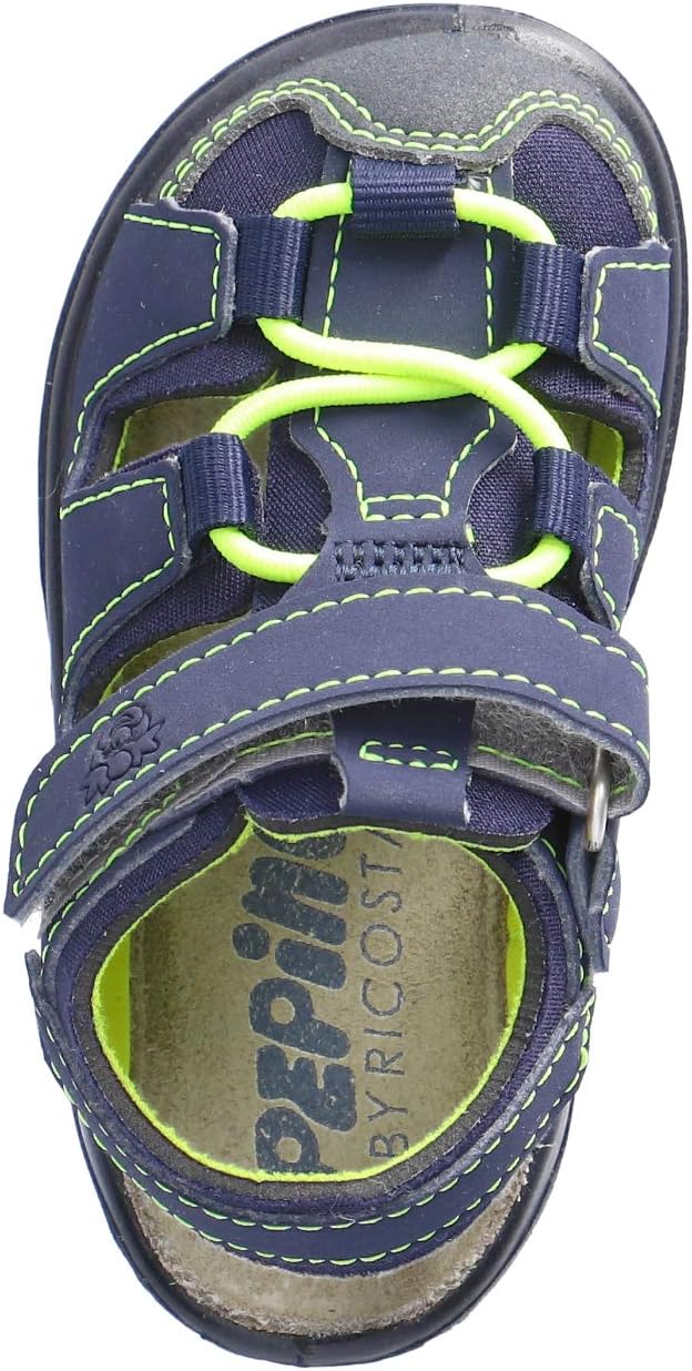 RICOSTA Kinder Sandalen GERY von PEPINO, Weite: Mittel (WMS),waschbar 20 EU Blau Nautic Ozean, 20 EU