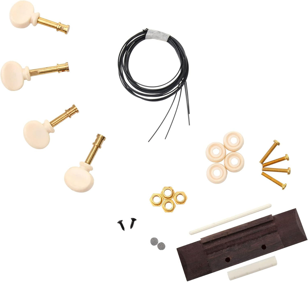 Classic Cantabile UC-240 Konzert Ukulele Bausatz (Do-it-Yourself, DIY, Lindenholz, Uke selbst bauen)