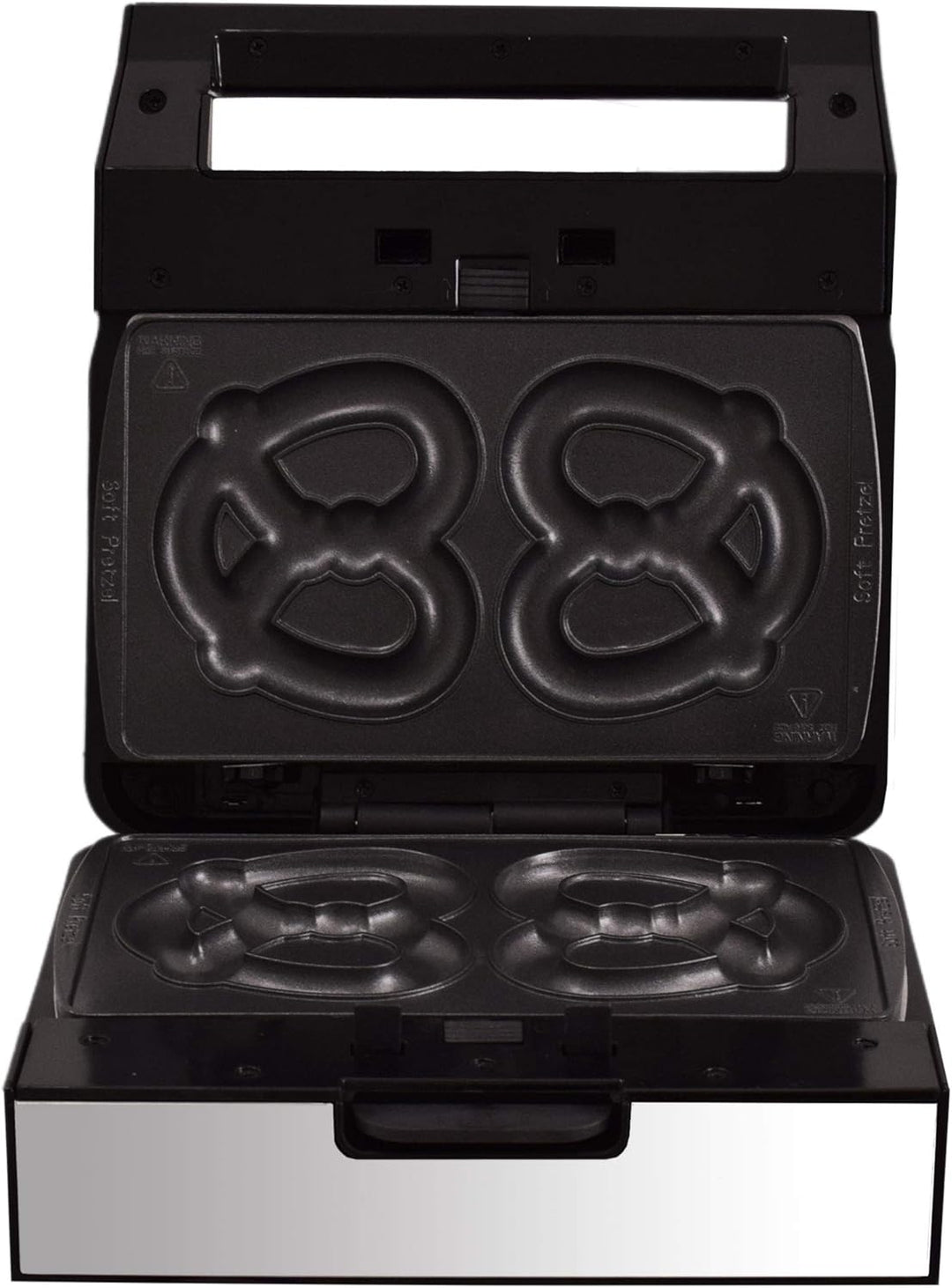 Syntrox Germany Soft Brezel Maker Brezelbäcker MM-1400W mit herausnehmbaren Backplatten
