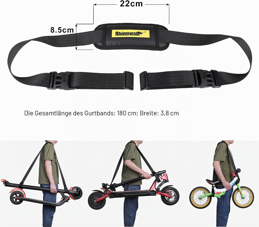 UBORSE Scooter Schultergurt Verstellbarer Tragegurt Shoulder Strap für Xiaomi Elektroroller E-Scoote