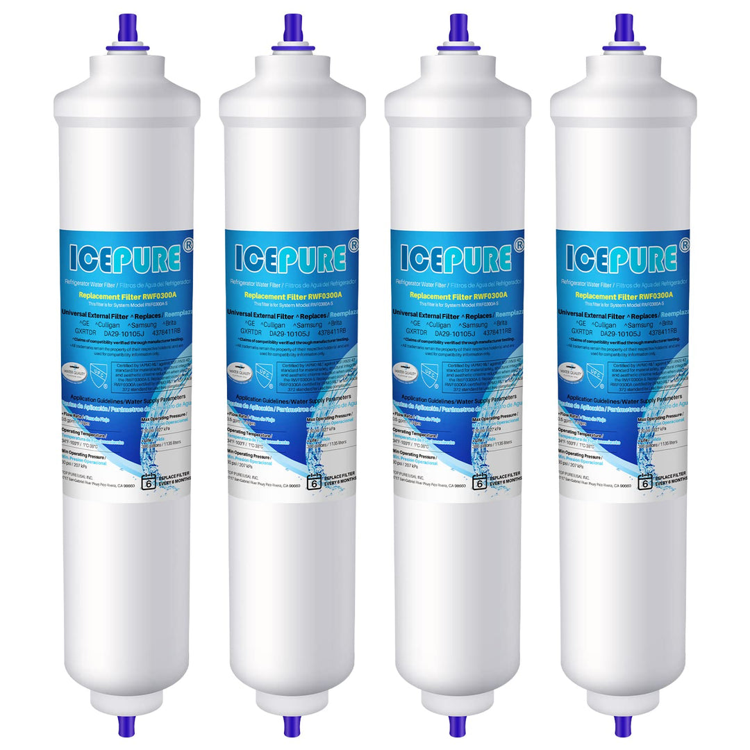 ICEPURE Wasserfilter Kühlschrank Kompatibel mit Samsung DA29-10105J, DA29-10105J HAFEX/EXP, DA99-021