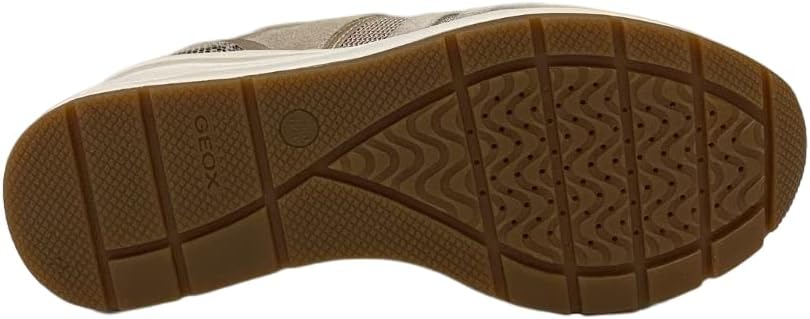 Geox Mädchen D Zosma Sneaker 40 EU Lt Taupe, 40 EU Lt Taupe