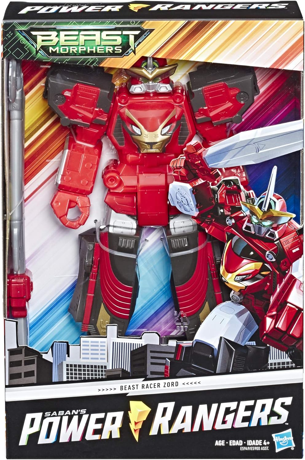 Power Rangers E5949ES1 Morphers Beast Racer Zord, 25,4 cm, Action-Figur, Spielzeug, Mehrfarbig