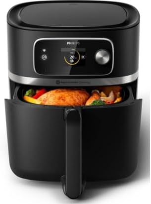 Friteuse Philips Séries Airfryer Combi XXL HD9880/90 Noir