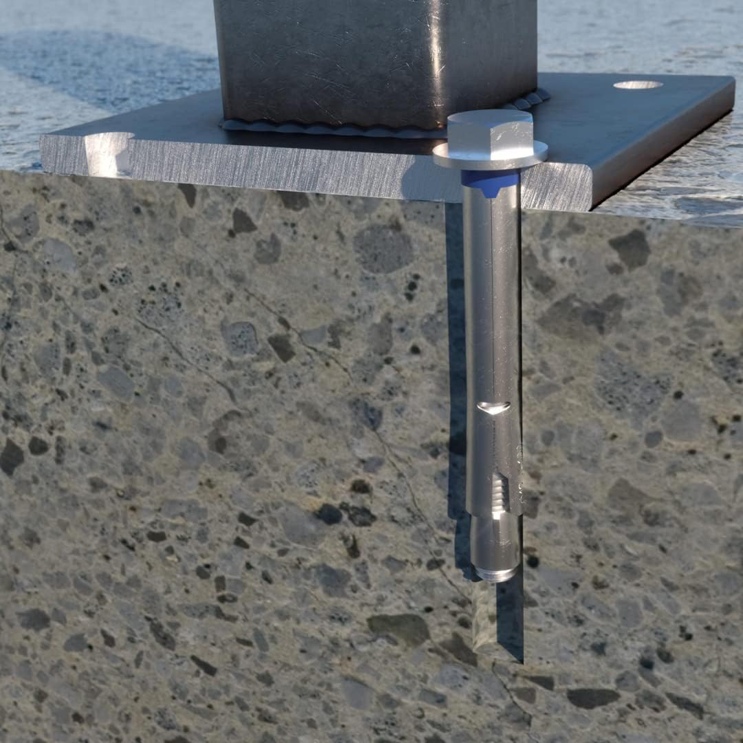 INDEX Fixing Systems CH-TO Anker für hohe Lasten, verzinkt, Sechskantschraube 6,8 mm, M10 x 100 mm,