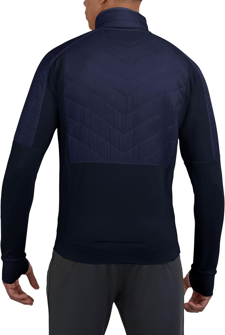 TCA Herren Excel Runner ganzjährige, leichte, wasserabweisende verstaubare Laufjacke XXL Dunkelblau,