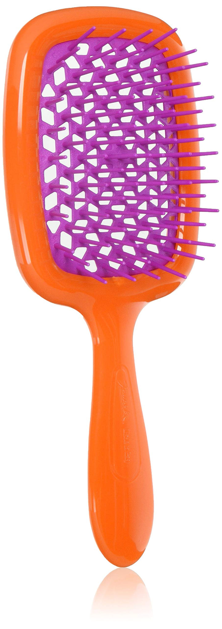 Jäneke Superbrush Bürste orange mit Fuxia Igel - 55 gr. Corpo Arancione con Riccio Fuxia, Corpo Aran