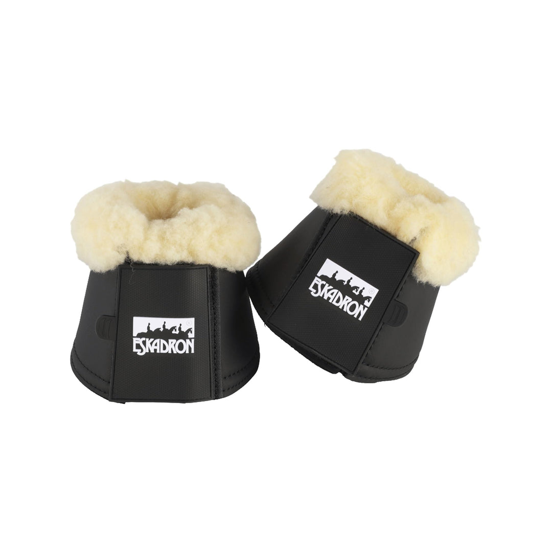 Eskadron Basic Hufglocken Allround Lambskin Schwarz M, Schwarz M