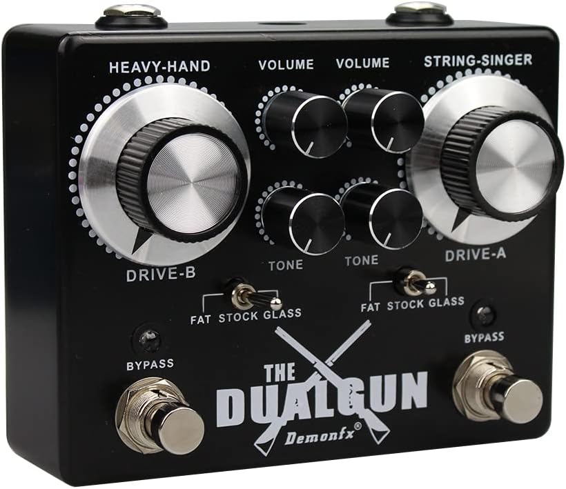 DemonFX DUAL GUN - 2 tone Overdrive Pedal