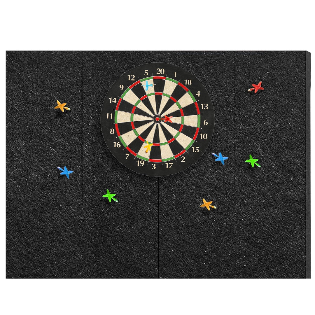 KEAGAN Dartboard-Wandschutz, Filz-Dartboard-Wandschutz, Selbstklebend, Gespleisst, Wandumrandung für