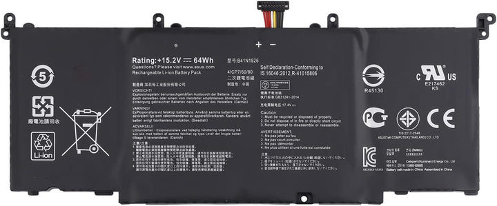 SwarKing Ersatz Akku Kompatibel mit B41N1526 Asus ROG Strix FX60VM FX502VM GL502VT S5 S5V S5VM Serie