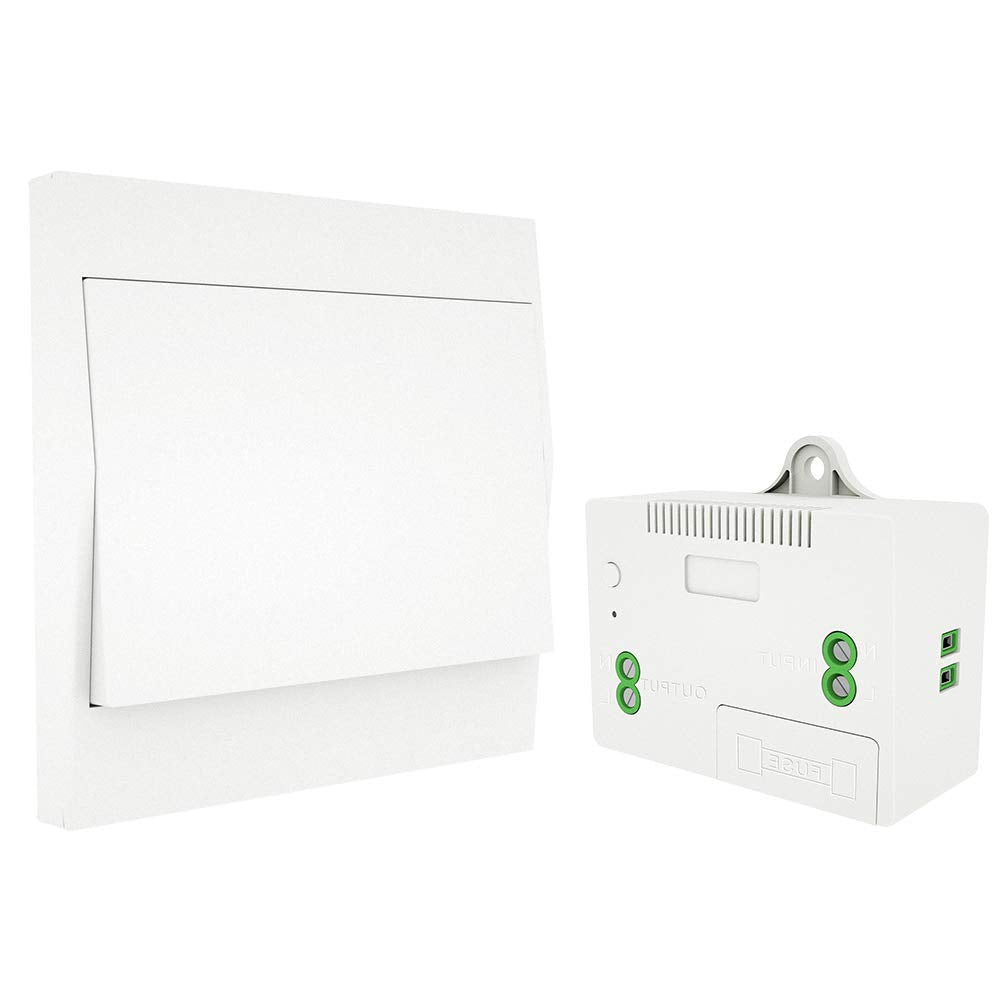 MOES RF433 Funkschalter Batterielose, Funk Lichtschalter Keine Batterie, Wandlichtsschalter Selbstve