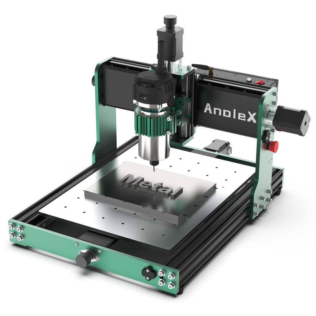 CNC-Fräsmaschine 3030-Evo Max, Ganzmetall-XYZ-Achse, Dual-Stahl-Linearführungen mit 800-W-Trimmer-Fr