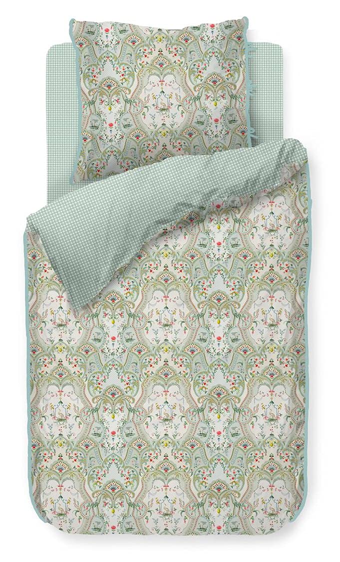 Pip Studio Bettwäsche-Garnitur Curious Animals Farbe White Grösse 135x200+80x80