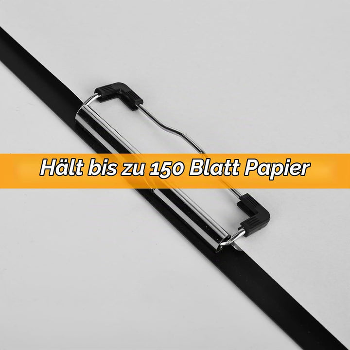 elthmpr Klemmbrett A3-3 Stück Kunststoff Klemmbretter Querformat Set, Clipboard mit Loch Klammer Gro