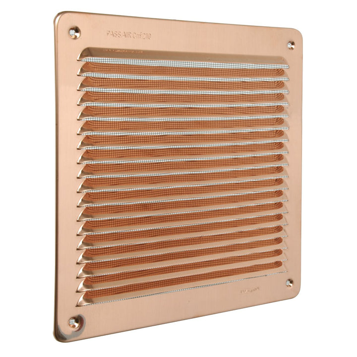 La Ventilazione LAR2323RA Überlappungsgitter, Kupfer, 228 x 228 mm Kupferfarben 228x228 mm Quadratis