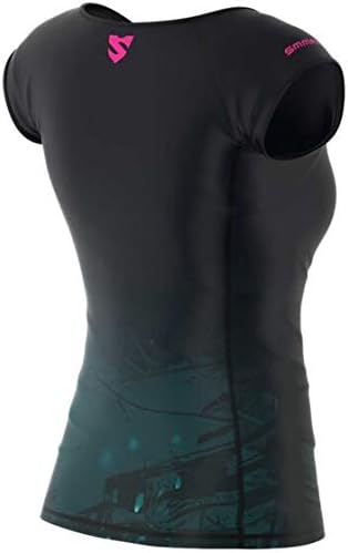 SMMASH Kompressionsshirt für Damen Kurzarm, Funktionsshirt für Sport Outdoor OCR Cross-Training Fitn