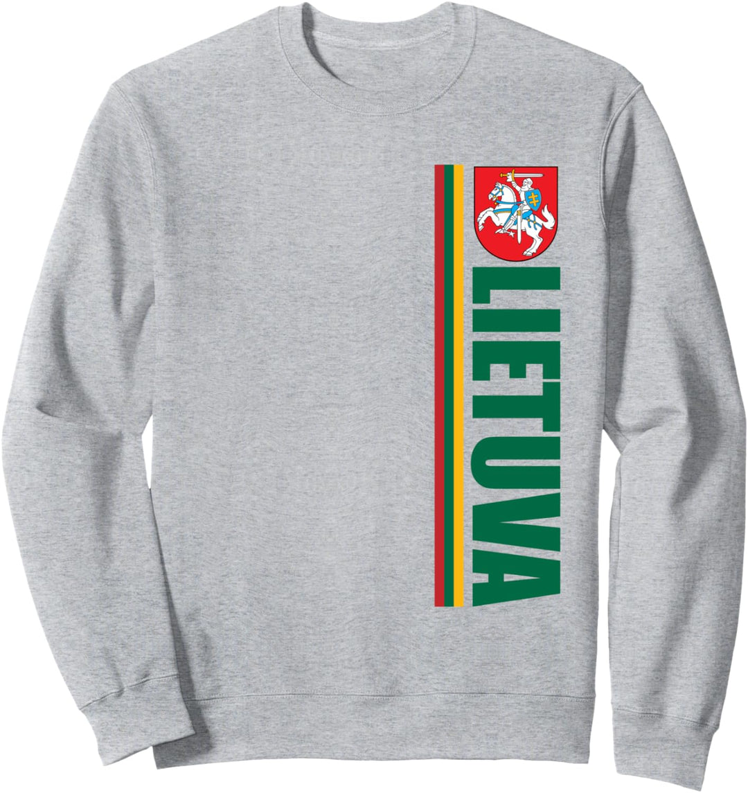 Lietuva Football Lietuvos Futbolo Gifts Flag Of Lithuania Sweatshirt