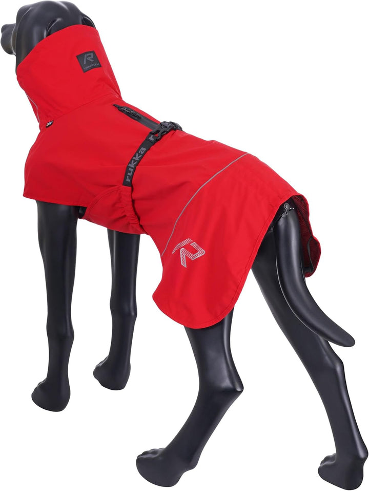 Rukka Pets HAYTON ECO Regenmantel für Hunde Klassisch Rot 50 50 Klassisch Rot, 50 Klassisch Rot