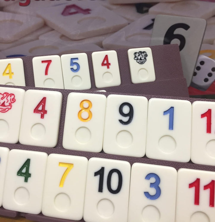Aquamarine Games DO001 Rummy, Spiel für 6 Spieler, Modelle & - Rummy travel 6 Spieler, Mehrfarbig (D
