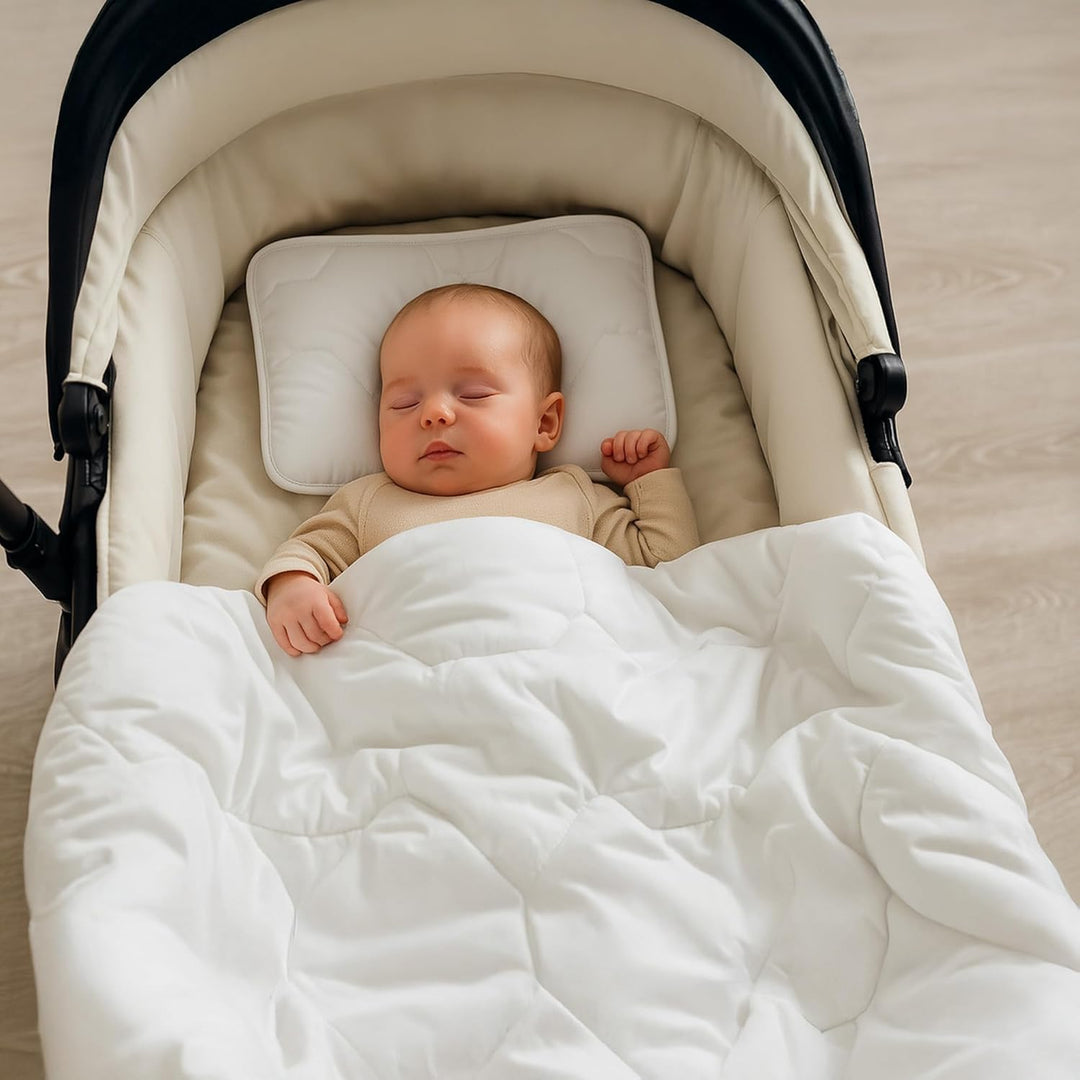 Kinderdecke Baby Bettdecke Kinderbettdecke 80x80 cm - Baby Decke und Kissen 35x40 cm Kinder bettdeck