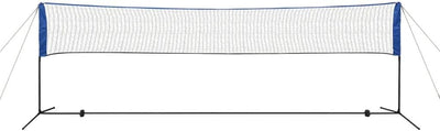 vidaXL Badmintonnetz Set mit 3 Bälle Federballnetz Volleyballnetz 300/500x155 cm 500 x 72 cm, 500 x