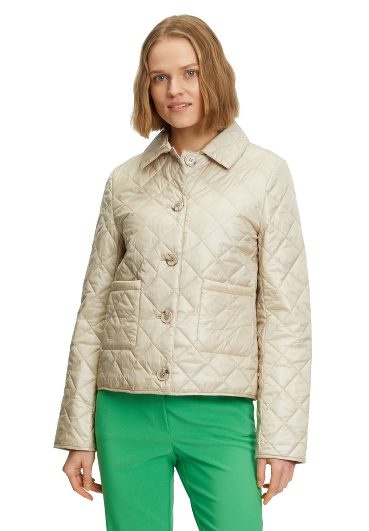 Cartoon Damen Steppjacke mit Kragen 38 Cream/Camel, 38 Cream/Camel