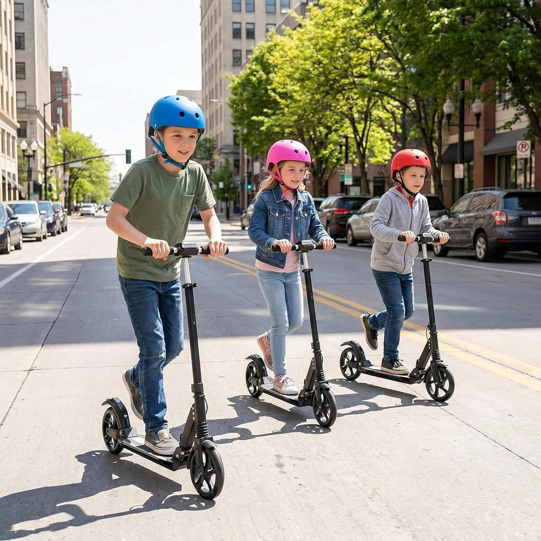 2 Stück 200mm Scooter Rollen, Scooter-Räder mit ABEC-9 Lagern, Anti-Rutsch Cityroller Reifen Ersatzr